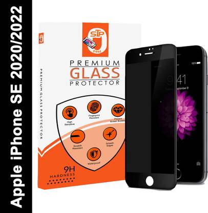 STP FEEL Tempered Glass Guard for Apple iPhone SE 2020/2022 (4.7 Inch) Privacy Screen Protector Guard, 9H Hardness