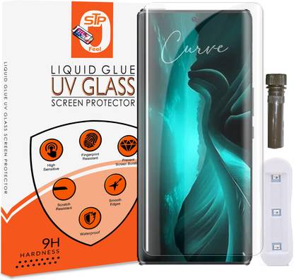 STP FEEL Tempered Glass Guard for Redmi Note 13 Pro Plus, Lava Blaze Curve 5G Advanced UV Screen Protector Glass
