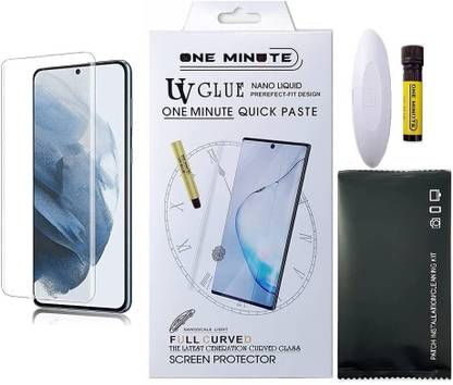 Dnvi Tempered Glass Guard for ONEPLUS 8 PRO SCREEN PROTECTOR ( Edge To Edge, FULL CURVED, UV GLUE, NANO LIQUID, PREREFECT-FIT,QUICK PASTE )