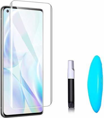 Maxboost Tempered Glass Guard for Xiaomi Mi 11 Ultra (6.81 Inch) Advanced Border Less UV Screen Protector Guard, 9H Hardness (Pack of 1)