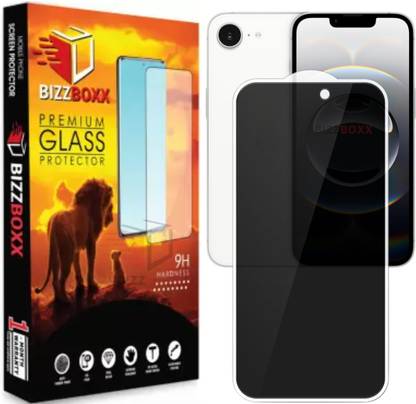 BizzBoxx Tempered Glass Guard for iPhone 16e, Apple 16e, iphone 16 E, i phone 16e, iPhone 16e D+ Privacy, temper glass, Privacy temper glass, screen guard, temper glass, Privacy, With Camera Cut, 6.1 Inch With Installation Kit