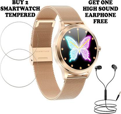 SOMTONE Tempered Glass Guard for LW07 Smartwatch BUY PACK 2 AND GET ONE EARPHONE FREE