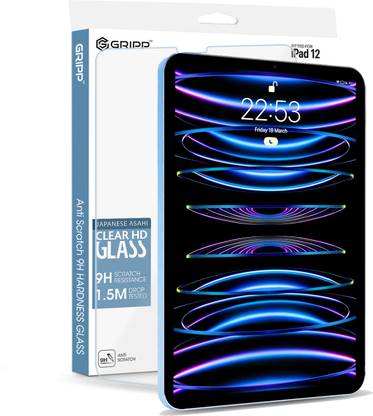 Gripp Tempered Glass Guard for Apple iPad Pro 12.9 inch (4th, 5th & 6th Generation) (2020-2022) Matte Anti-Glare Screen Protector