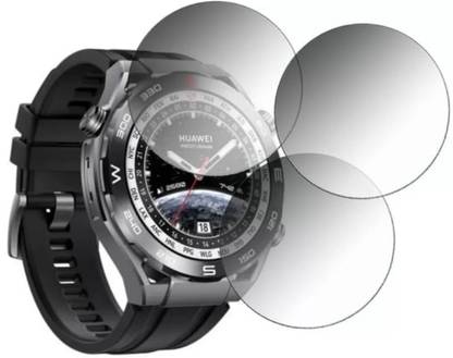 DOWRVIN Tempered Glass Guard for HUAWEI WATCH ULTIMATE SMART WATCH (R) TEMPERED GLASS ( PACK OF 3)