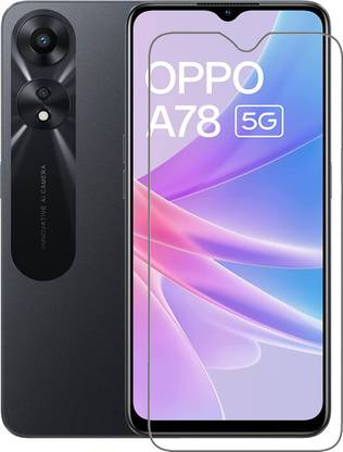 DSCASE Tempered Glass Guard for OPPO A78 5G, Oppo A78 5G