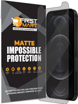 FIRST MART Tempered Glass Guard for Apple iPhone 12 Pro, iPhone 12 Pro, 12 Pro, Apple 12 Pro, Apple iPhone 12, iPhone 12