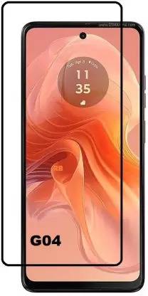 VALKAR Edge To Edge Tempered Glass for Moto G04, Motorola G04