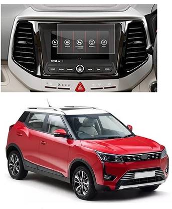 KACA Screen Guard for Mahindra XUV300 W8 AMT Option Dual Tone (7 inch) infotainment system/GPS system/Navigation system (Clear)