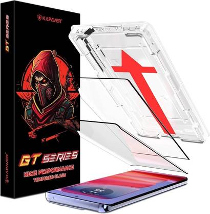 Kapaver Tempered Glass Guard for Motorola Edge 50 Pro, (Pack of 2)