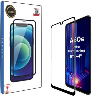 YAFILO Tempered Glass Guard for itel A60s Edge-to-Edge Full Screen Protector with Easy Self-Installation Kit