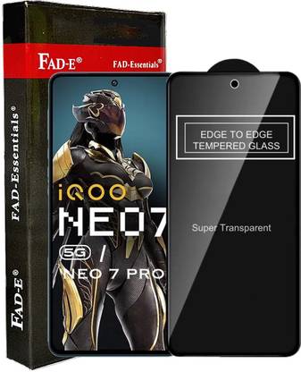 FAD-E Tempered Glass Guard for iQOO Neo 7 5G (2023), IQOO Neo 7 Pro 5G