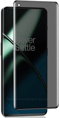 CallSmith Tempered Glass Guard for OnePlus 11 Edge to Edge 3D Curved Anti Spy Case Friendly Privacy Tempered Glass