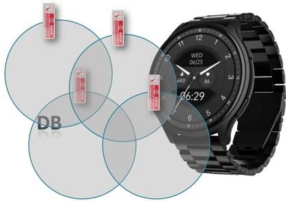 DOWRVIN Tempered Glass Guard for BOAT LUNAR ORB 1.45 BT CALLING MART WATCH (PACK OF 4)