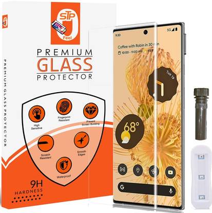 STP FEEL Tempered Glass Guard for Google Pixel 6 Pro Advanced Technology UV Glass With Installation Kit