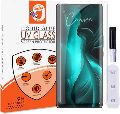 Maxboost Tempered Glass Guard for Lava Blaze Curve 5G Premium Uv Screen Protector Guard