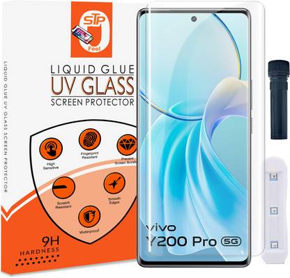 STP FEEL Tempered Glass Guard for Vivo Y200 Pro 5G, Vivo Y300 Plus Advanced UV Screen Protector Guard