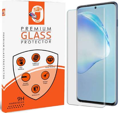 STP FEEL Tempered Glass Guard for Oneplus 8 , 1+ 8 5G Premium UV HD Clearity 9H Hardness Edge to Edge Screen Coverege