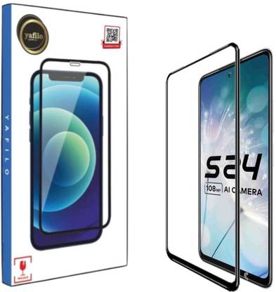 YAFILO Tempered Glass Guard for itel S24 Edge-to-Edge Full Screen Protector with Easy Self-Installation Kit