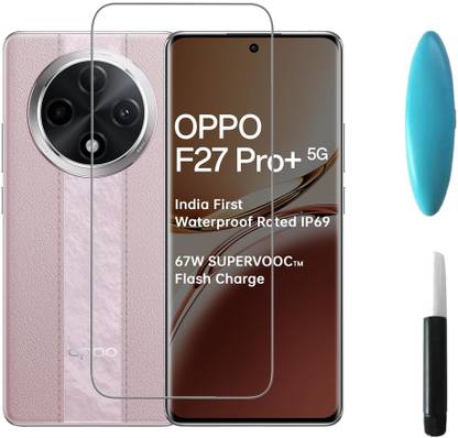 DSCASE Tempered Glass Guard for OPPO F27 Pro+ 5G, OPPO F27 Pro Plus, (UV)
