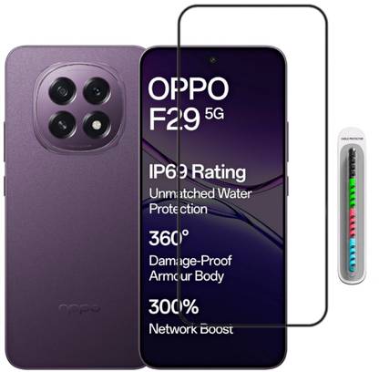 GORILLA PRO PLUS Tempered Glass Guard for Oppo F29 5G Temper Glass Edge To Edge Screen Protector Full Coverage Screen Guard For Oppo F29 Tempered Glass