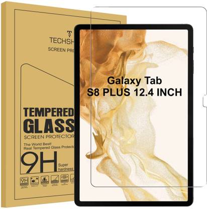 TECHSHIELD Tempered Glass Guard for Samsung Galaxy Tab S8 PLUS 12.4 INCH(SM-X800/SM-X806) (PACK OF 1)