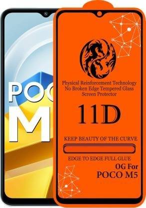 FlipSmartGuard Edge To Edge Tempered Glass for Poco M5