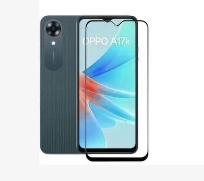 COVJ Tempered Glass Guard for Oppo A17K Tempered Glass | Screen Protector Full HD Quality Tempered Glass Anti-Scratch Edge to Edge Coverage with Easy Installation Kit