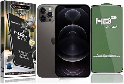 FAIYER BEAT Tempered Glass Guard for Premium high definition Tempered Glass For iphone 12 pro (high definition finish,Pack Of 1) Advanced gaming high definition Full Screen Coverage Screen Protector for iphone 12 pro