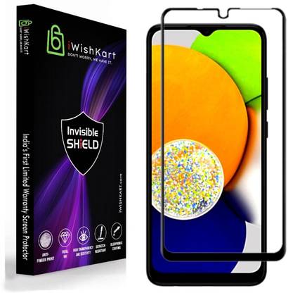 iWishKart Tempered Glass Guard for Redmi A5 5G, Redmi A5, TG_Pk1, Military grade Edge to Edge Premium gorilla glass with Self Installation Guide - Wet & Dry wipes, Dust Absorber [With Warranty]