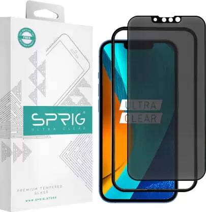 Sprig Edge To Edge Tempered Glass for Sprig Edge To Edge Tempered Glass for Apple iPhone 14, iPhone 14 (Pack of 1)