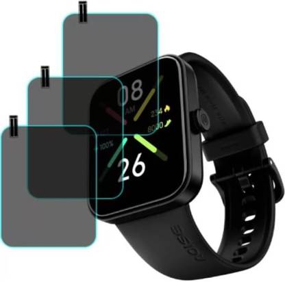 DB Tempered Glass Guard for Noise pulse Go Buzz watch tempered glass (pack of 3)