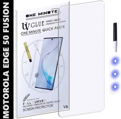 SMARTCASE Tempered Glass Guard for Motorola Edge 50 Fusion, Moto Edge 50 Fusion