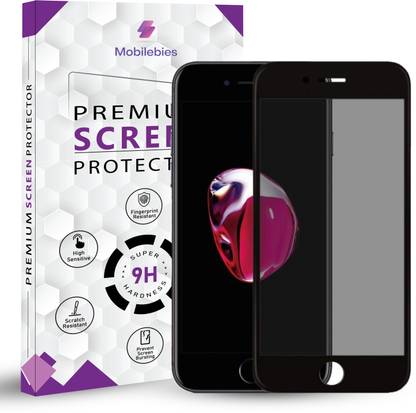 Mobilebies Tempered Glass Guard for iPhone 6+, iPhone 7+, iPhone 8+ Privacy Screen Protector