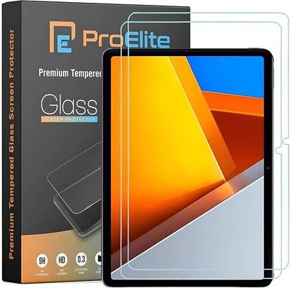 Proelite Tempered Glass Guard for Screen Protector for Poco Pad 12.1 inch Tablet, Premium Tempered Glass Screen Protector