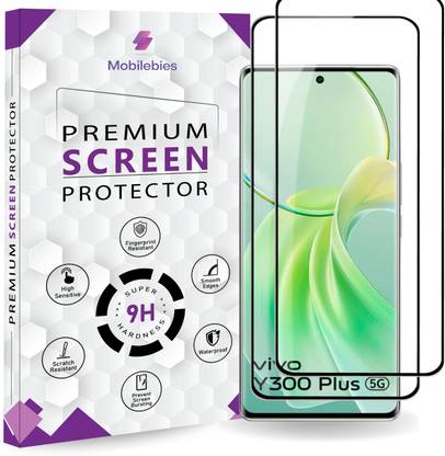 Mobilebies Tempered Glass Guard for vivo Y300 Plus Premium Screen Protector Guard with Easy Installation Kit