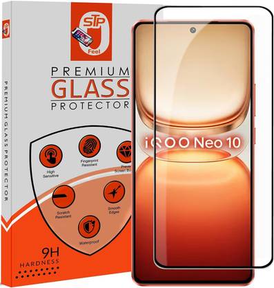 STP FEEL Tempered Glass Guard for IQOO Neo 10 5G / IQOO Neo 10R 5G Premium Screen Protector Guard with Easy Installation Kit