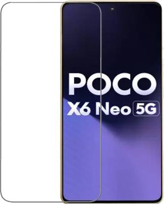 NKCASE Tempered Glass Guard for POCO X6 Neo 5G