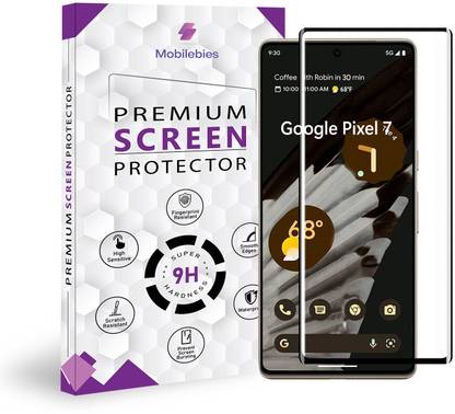 Mobilebies Tempered Glass Guard for Google Pixel 7 Pro Full Glue Curved Screen Protector - ( Non-UV Glass )