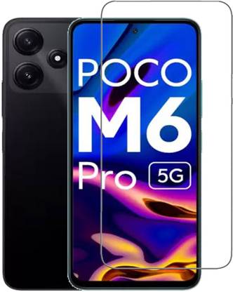 NKCASE Tempered Glass Guard for Poco M6 Pro 5G, Redmi 12 5G