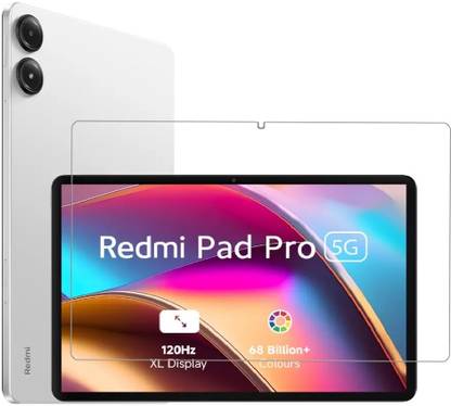 Vetrivel Tempered Glass Guard for REDMI Pad Pro 5g 12.1 inch, Tablet Perfect camera cut