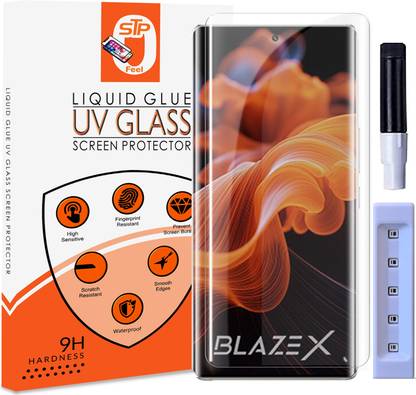 STP FEEL Tempered Glass Guard for Lava Blaze X 5G, Lava Blaze Curve 5G Premium UV Tempered Glass Protector