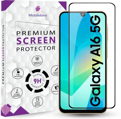 Mobilebies Tempered Glass Guard for Samsung Galaxy A16 5G / M16 5G / F16 5G Premium Screen Protector Guard with Easy Installation Kit