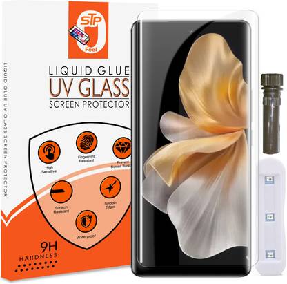 Maxboost Tempered Glass Guard for Vivo V40 5G, Vivo V40 Pro, Vivo V40e 5G UV Advanced Curved Screen Protector Guard with Easy Installation Kit
