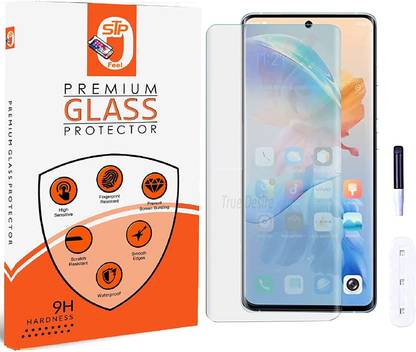 STP FEEL Tempered Glass Guard for Oppo Reno 9, Reno 9 5G Premium 9H Hardness UV Glass With Installation Kit