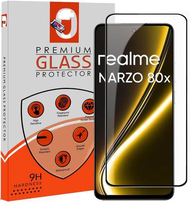 GDBUY Edge To Edge Tempered Glass for Realme Narzo 80x 5G, Realme Narzo 80x 5G