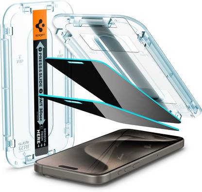 Spigen Tempered Glass Guard for Apple iPhone 15 Pro