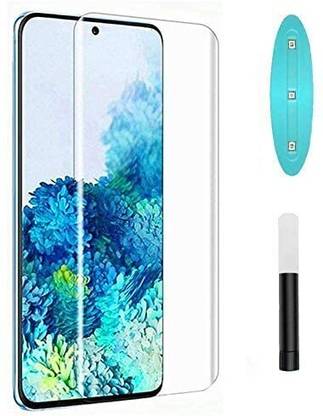 Maxboost Tempered Glass Guard for Samsung Galaxy S20 Plus Premium UV Edge to Edge Screen Protector Guard With Installation Kit