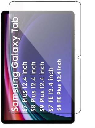 TELTREK Tempered Glass Guard for Samsung Galaxy Tab S9 FE Plus, Samsung Galaxy Tab S9 FE+, Samsung Galaxy Tab S9 FE Plus WiFi, SMX610, SMX616B 12.4 Inch