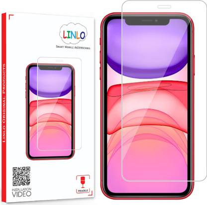 LINLO Tempered Glass Guard for Apple iPhone XR/Apple iPhone 11