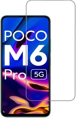 NSTAR Tempered Glass Guard for Poco M6 Pro 5G, Redmi 12 5G
